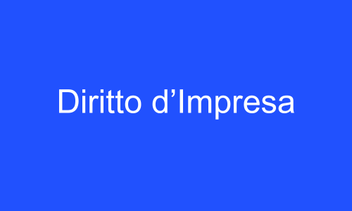 diritto d'impresa